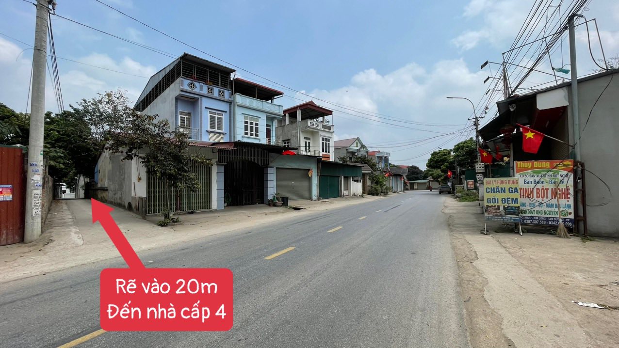 Bán Gấp Đất TT Kim Long, Tam Dương 88m² Full Thổ Cư, Sẵn Nhà Cấp 4 - Giá 1.4 Tỷ