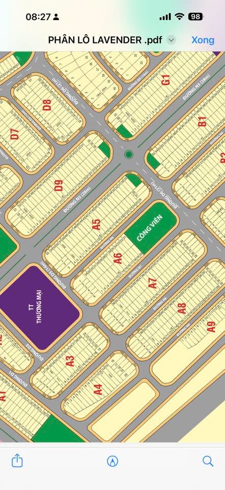 Đất Nền KDC Lavender, Biên Hòa 147.5m² - Sổ Hồng Thổ Cư, Sẵn Sàng Xây Dựng