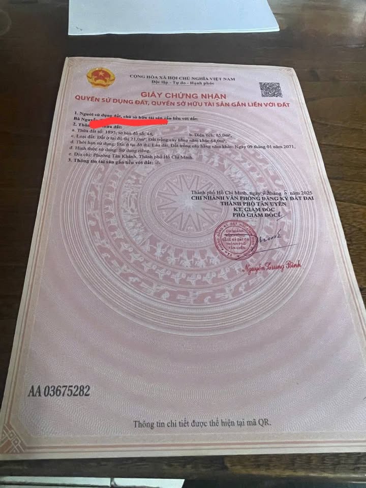 Bán Đất Sổ Riêng Tân Vĩnh Hiệp, Tân Uyên 88m² - Giá 1.7 Tỷ