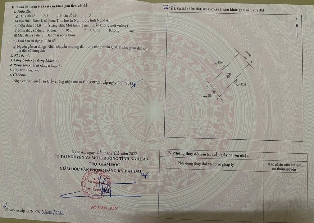 Đất Nền 105m² TP Vinh - Đường Thông, Xóm 3 Hưng Lộc - Giá 1.7 Tỷ