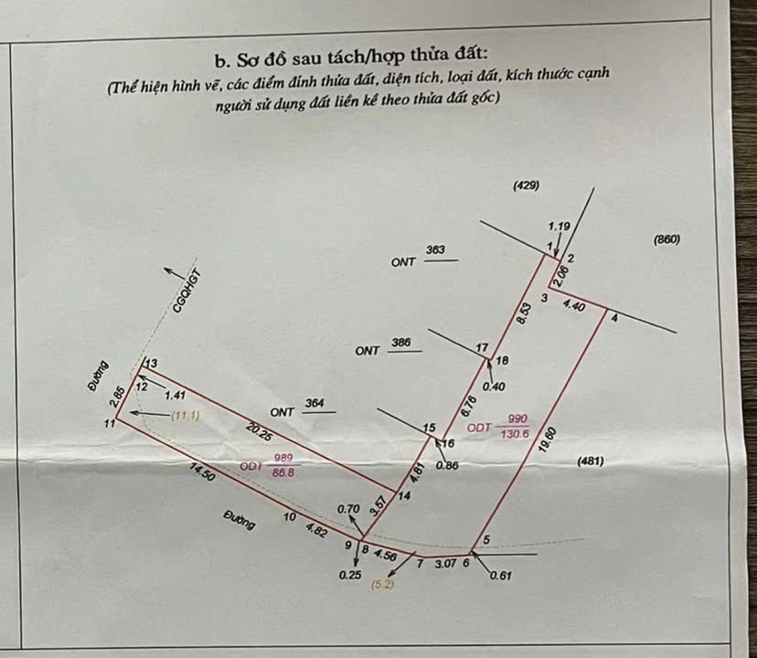 Bán Đất Mặt Tiền 4m26 Đường Dương Kiên, Vinh 88m² - Giá Tốt