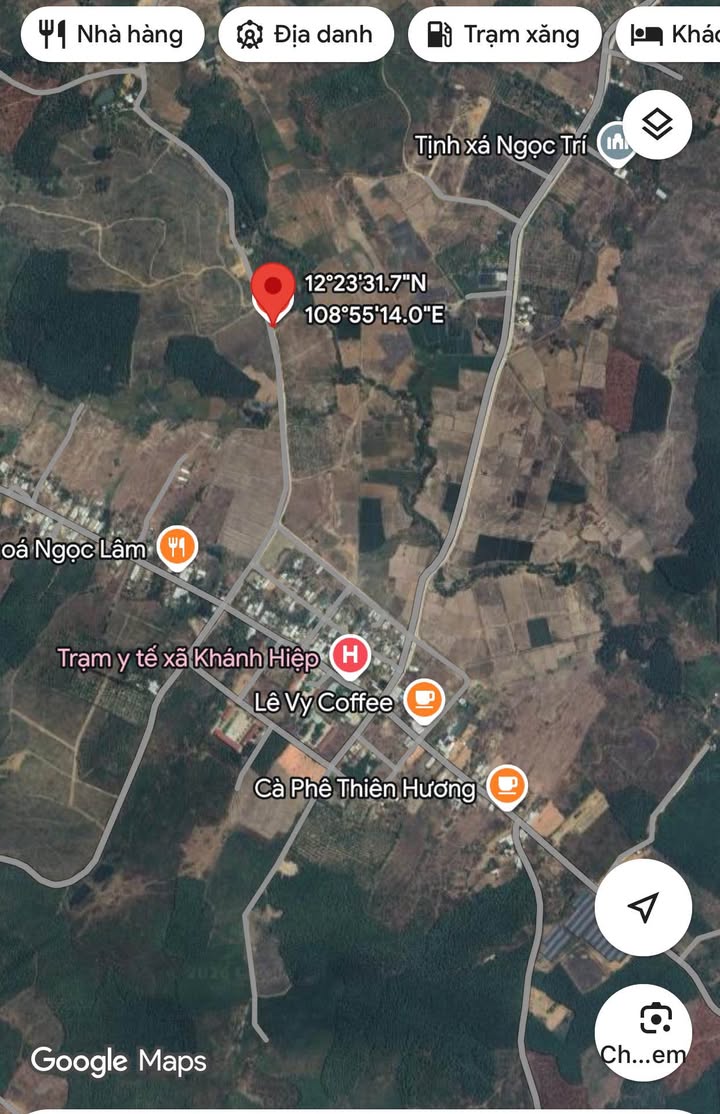 Đất thổ cư 201m² Sổ hồng chính chủ tại Khánh Hiệp, Khánh Vĩnh - Giá F0 chỉ 220 triệu