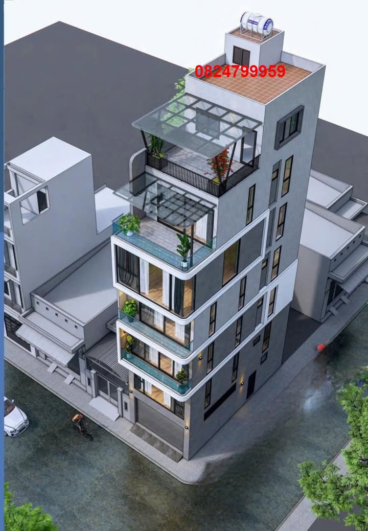 Nhà 6 Tầng Thang Máy Gia Thụy, Long Biên - 71m², Gara 2 Ô tô, Sân Vườn 17.8 Tỷ