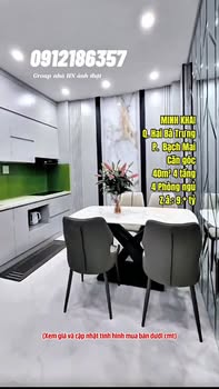 Nhà Lô Góc Minh Khai 40m² 4 Tầng - Full Nội Thất, Giá 9.5 Tỷ