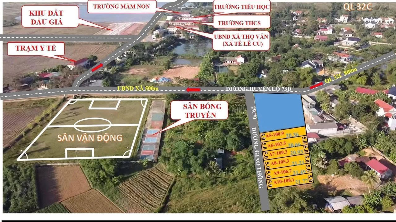 Đất Nền Tam Nông, Phú Thọ 100m² - Đầu Tư Sinh Lời 4xx Triệu