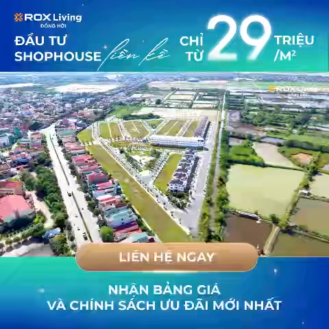Shophouse Trung tâm Đồng Hới 306m² - Chỉ từ 1.7 tỷ, Kinh doanh/Ở ngay