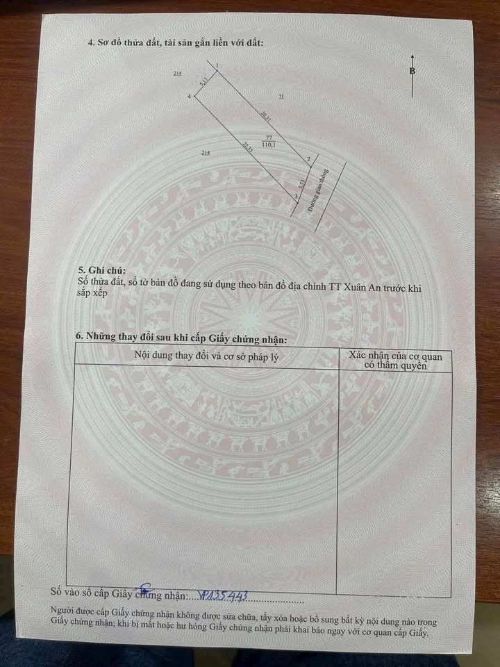 Bán Đất K7 Xuân An, Hà Tĩnh - 103m² Thổ Cư, Sổ Hồng Sẵn Sàng