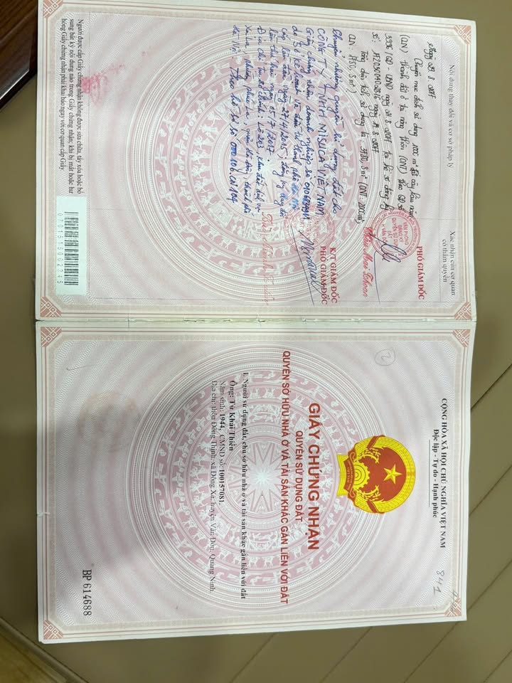 Đất nền Vân Đồn 3780m² mặt đường lớn - Sổ đỏ thổ cư 2000m²