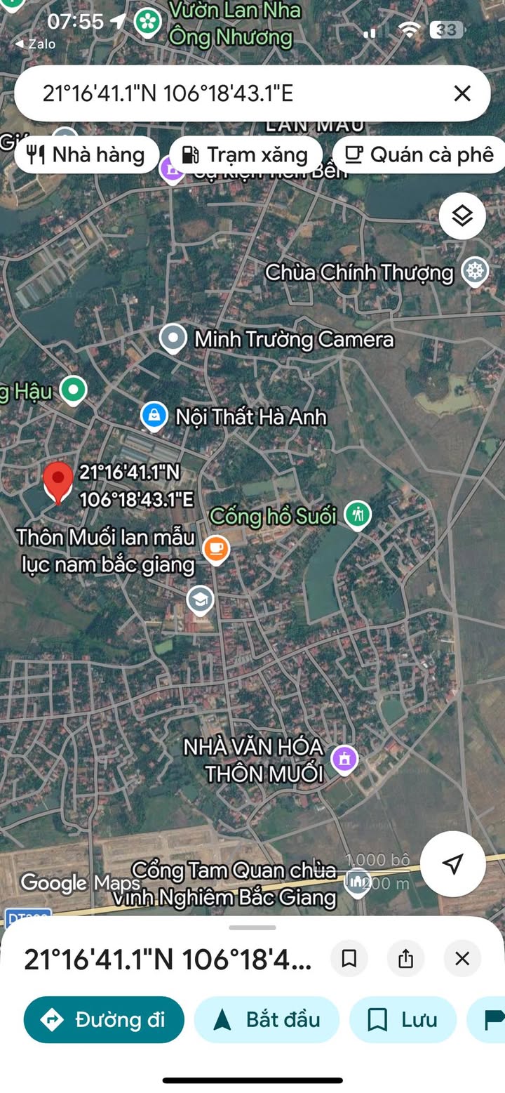 Đất Vàng Xã Lan Mẫu, Lục Nam: 422m² Thổ Cư, Sổ Hồng Sẵn Sàng - Giá Tốt Đầu Tư