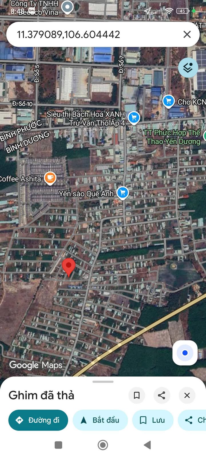 Bán Đất 150m² Trừ Văn Thố, Bàu Bàng - 2 Mặt Tiền Đường 6m, Giá 740 Triệu