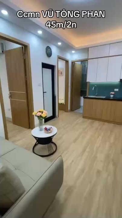 Chung cư mini Vũ Tông Phan 45m² - 2PN, Sổ đỏ sẵn sàng, 1.95 tỷ