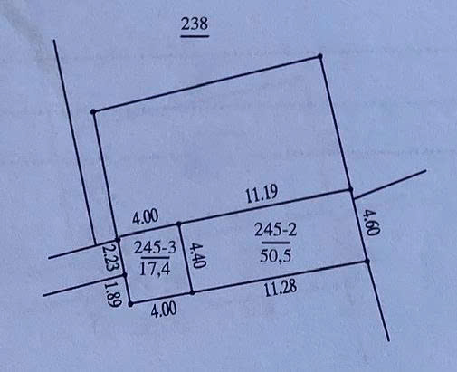 Bán đất Nhân Trạch - Phú Lương 50.5m² - Sổ đỏ sẵn, gần chợ Xốm