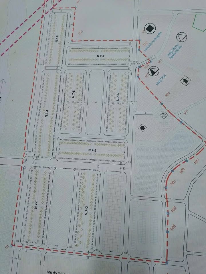 Bán đất KĐT mới Song Khê, Bắc Giang 90m² - Hướng Đông Nam, Sổ đỏ sẵn sàng