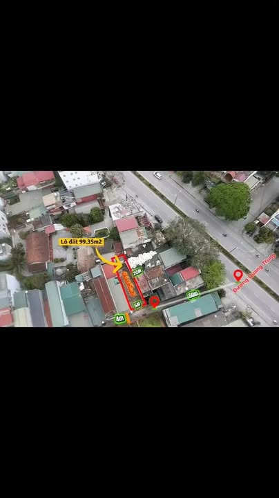 Đất nền 100m² Mặt tiền 5m gần KS Mường Thanh, TP Thanh Hóa - Giá đầu tư 3.25 tỷ