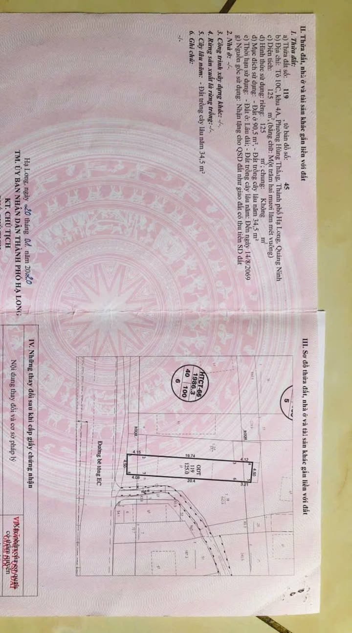 Đất Nền Mặt Tiền EC Hùng Thắng, Bãi Cháy - 125m² Hướng Nam, Kinh Doanh Đắc Lợi