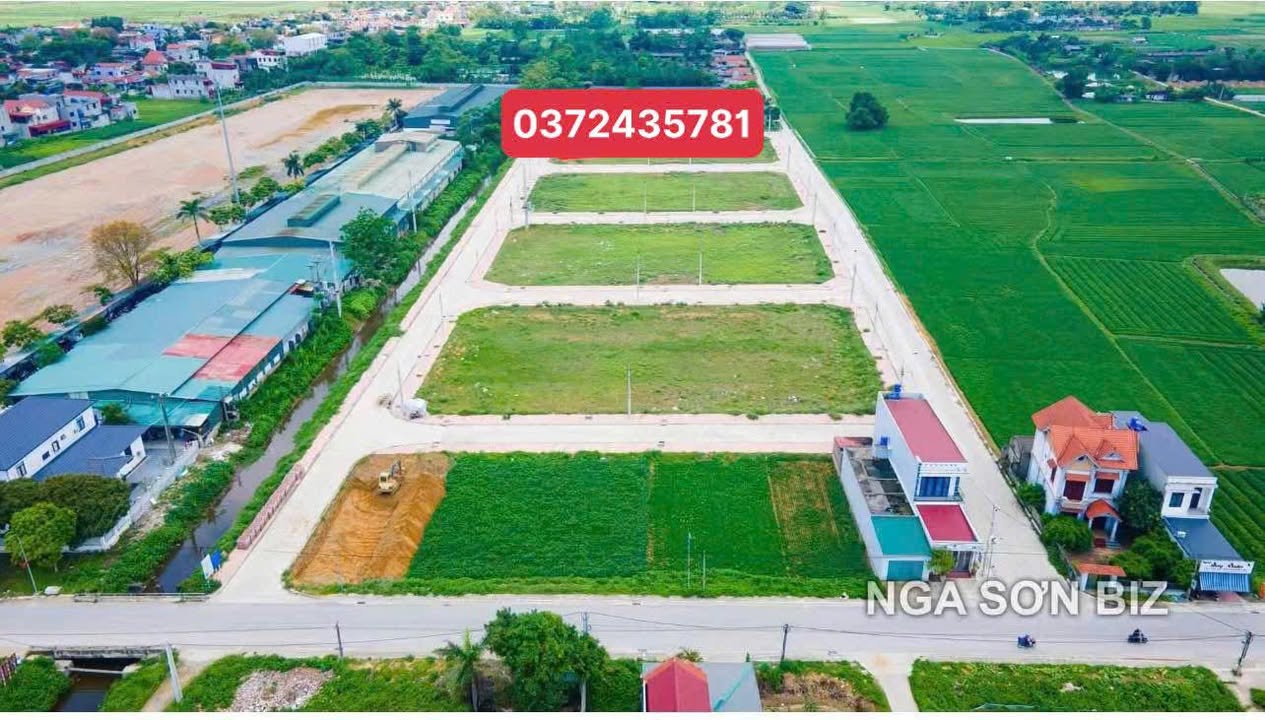 Đất nền Nga Hiệp, Thanh Hóa - 138m² - Sổ đỏ sẵn sàng, gần KCN