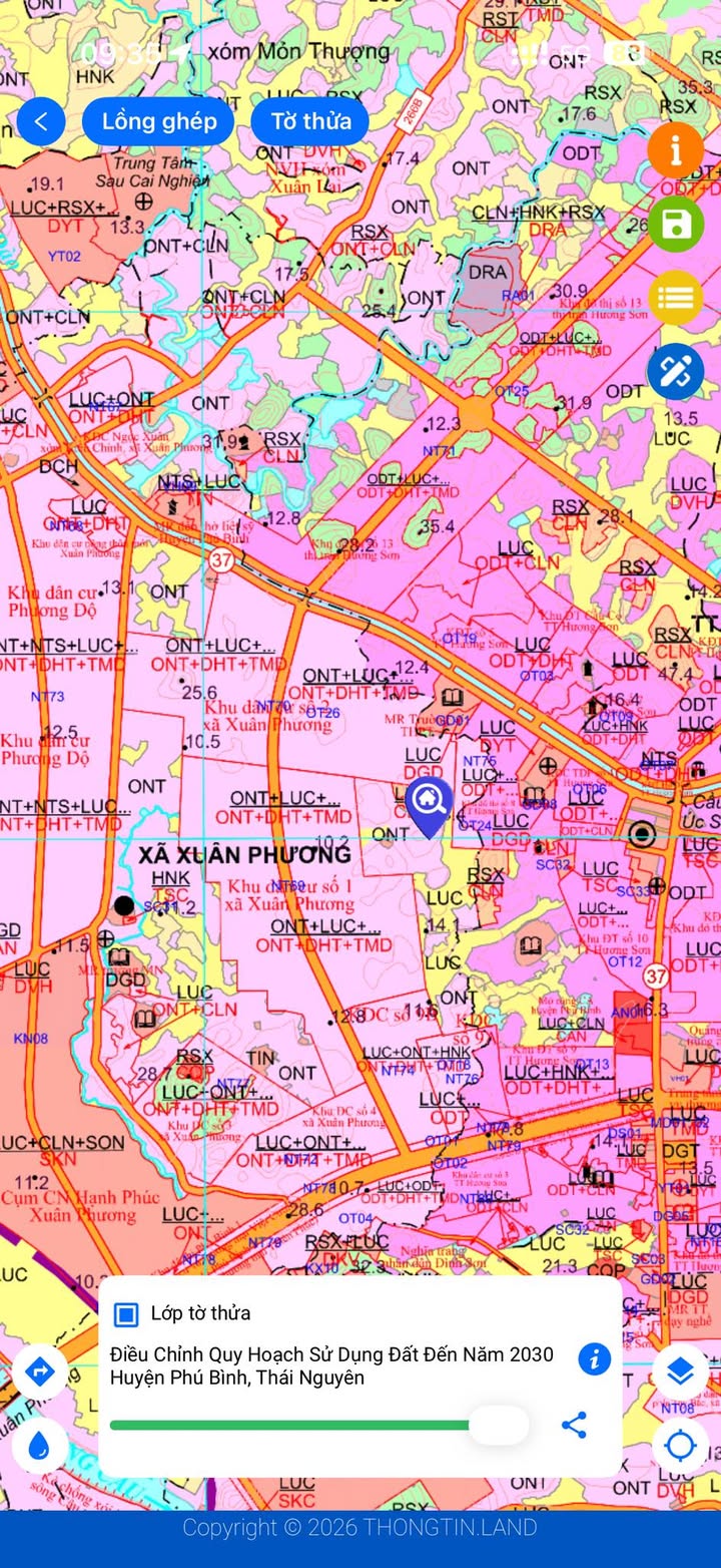 Đất Thổ Cư 80m² Xuân Phương, Phú Bình - Sổ Đỏ Sẵn Sàng, Giá Đầu Tư 5xx Triệu