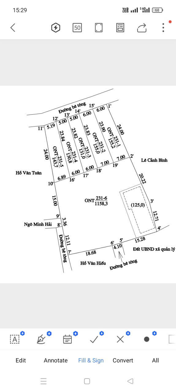 Đất dãy 2 Xuyên Á - Hiếu Giang cách bệnh viện quân y 268 chỉ 150m