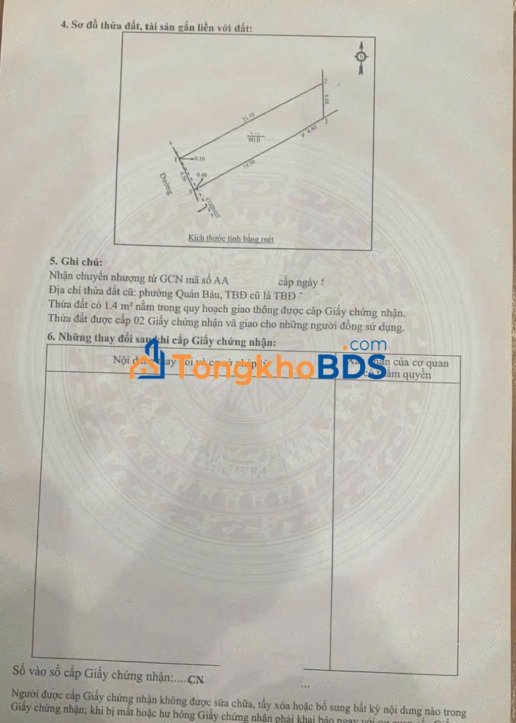 Bán Đất đẹp khối 10 quán bàu cũ