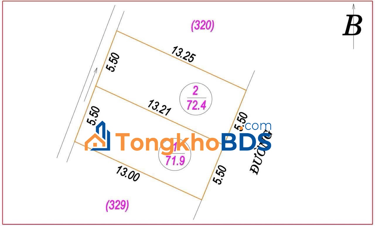 Bán Lô đất xóm Hoà Tiến Hưng lộc cũ