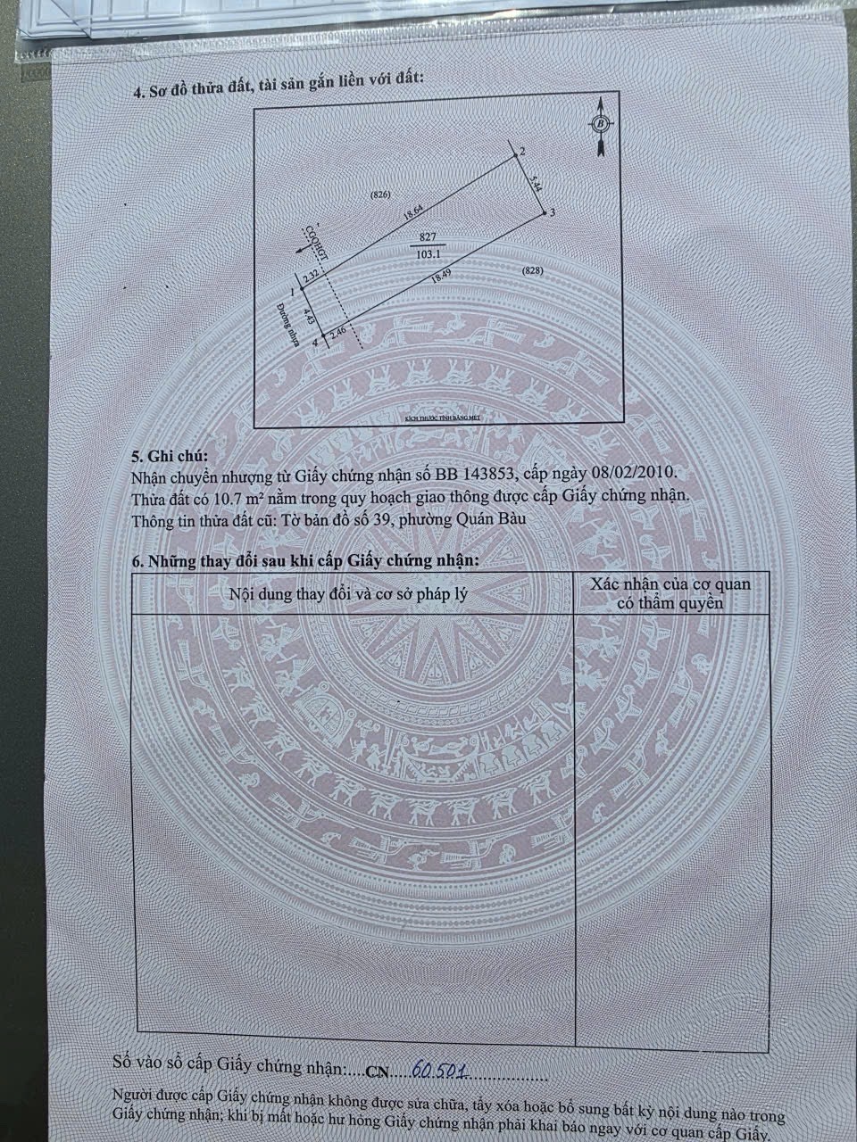 Đất quán bàu giá nội thành vinh hiếm