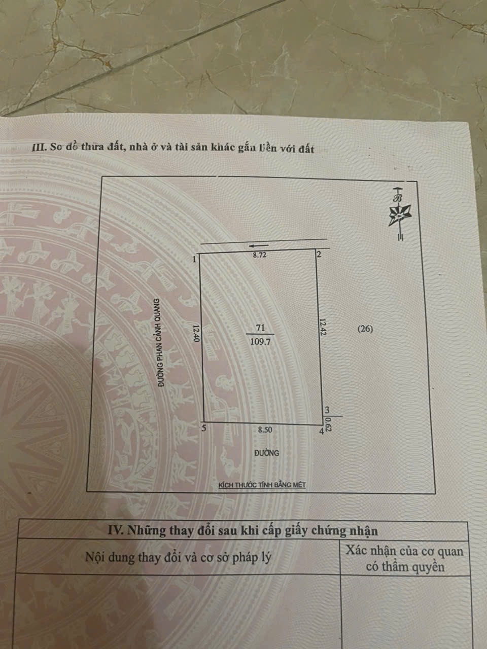 Chính chủ gửi bán lô đất 2 mặt tiền đường Phan Cảnh Quang, cách đường Nguyễn Sỹ Sách chỉ 1 nhà.Kinh Doanh gì cũng được ạ!