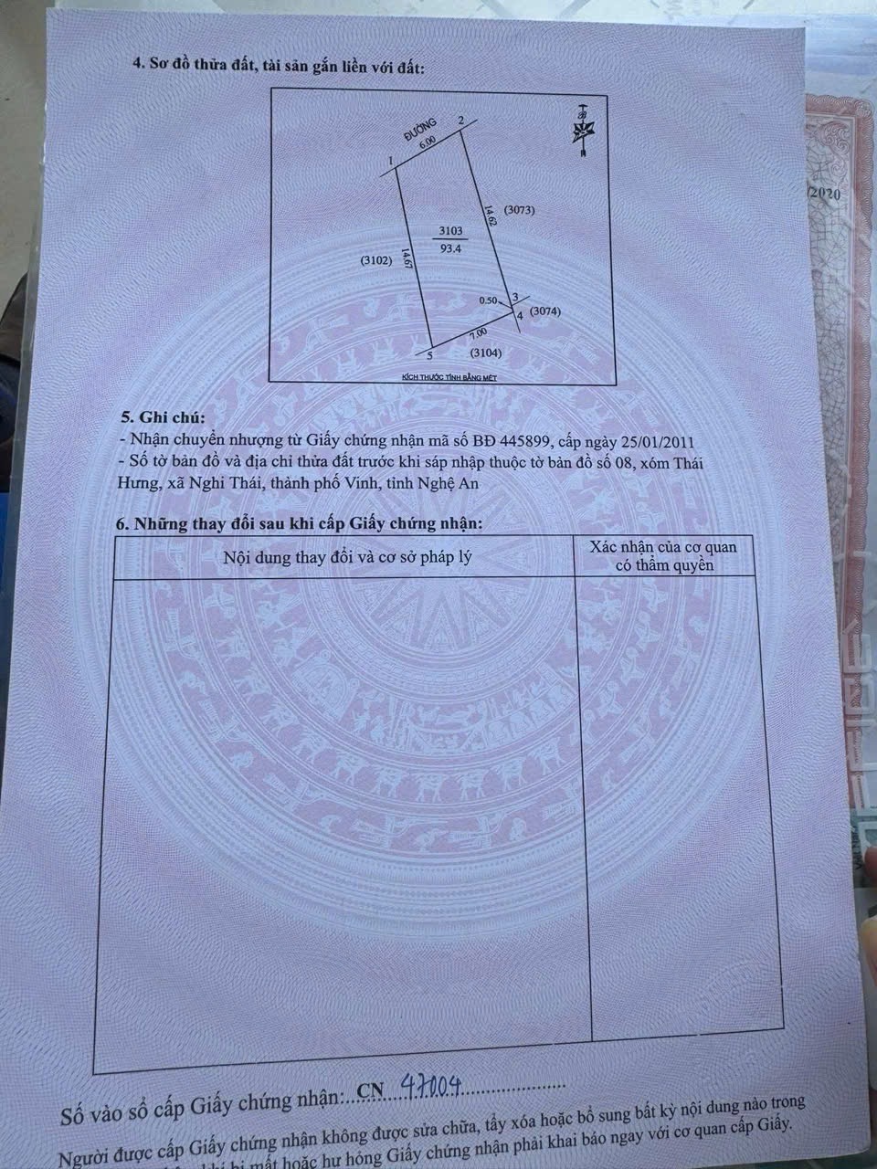 Bán lô đất Nghi Thái cũ