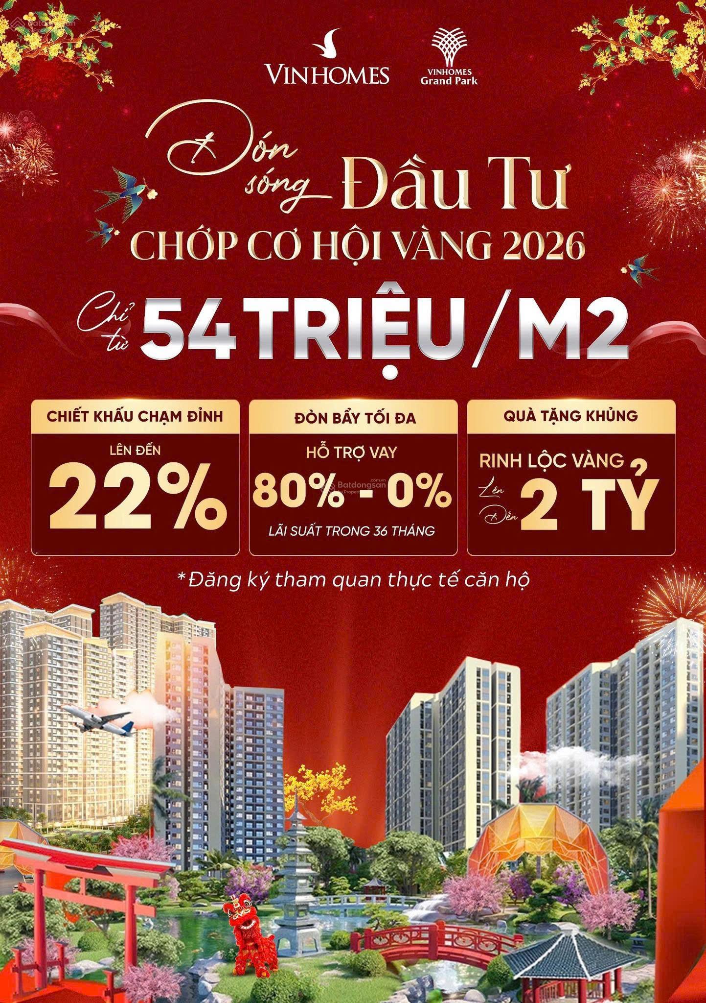 Căn hộ Origami Vinhomes 81.5m² 3PN - Chiết khấu 35% | Thanh toán giãn 480 ngày