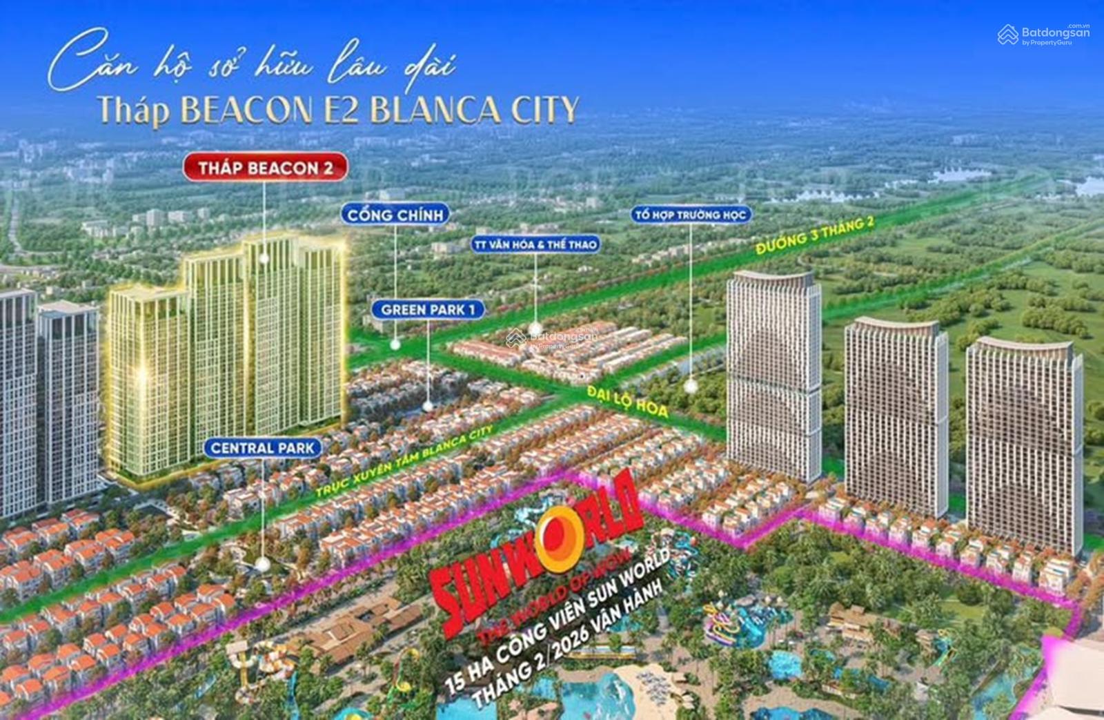 Căn hộ Studio Blanca City Vũng Tàu 38.8m² - Sở hữu lâu dài, view biển