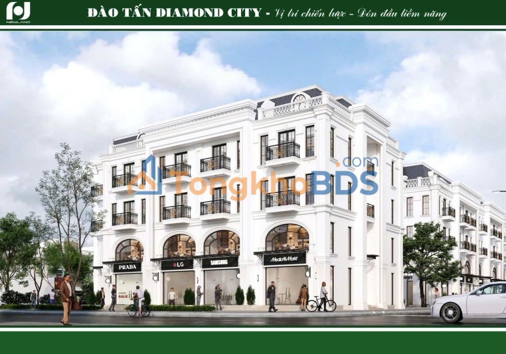 Nhà Phố Mặt Tiền Đào Tấn Diamond City - 146m² Kinh Doanh Tốt