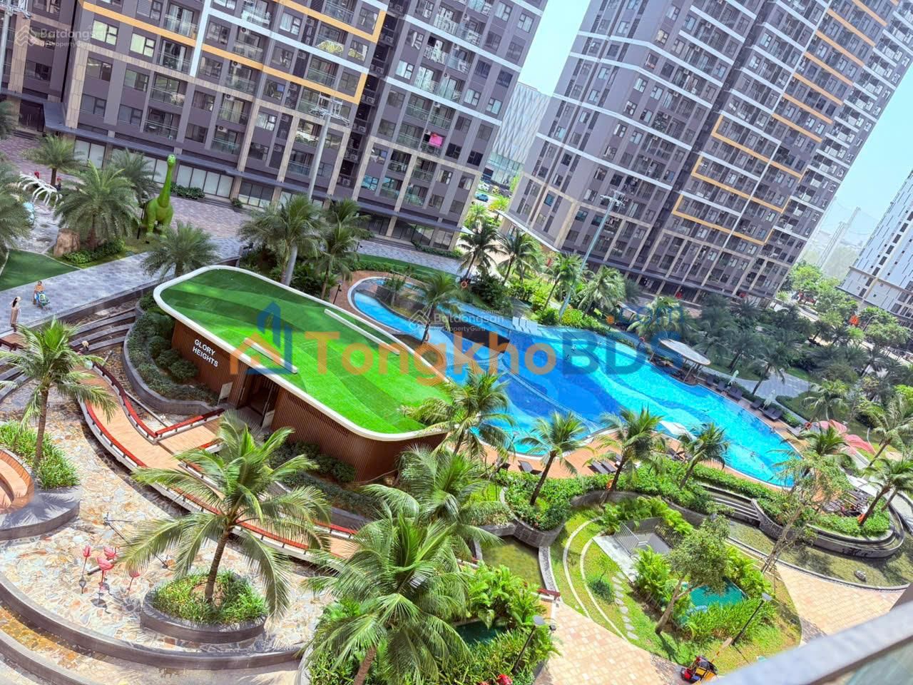 Cho thuê căn hộ Glory Heights Vinhomes Grand Park 46m² - View hồ bơi, sẵn ở ngay