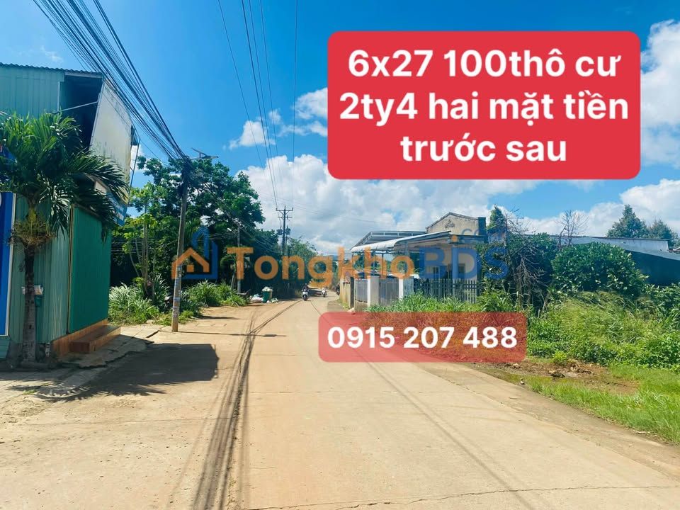 Đất 2 Mặt Tiền Cospa Đà Lạt 100m² ODT Giá Tốt