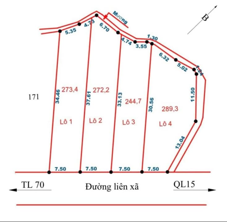 Đất Nền Can Lộc - 300m² Mặt Tiền Liên Xã, Giá F0 Chỉ 4xx Triệu
