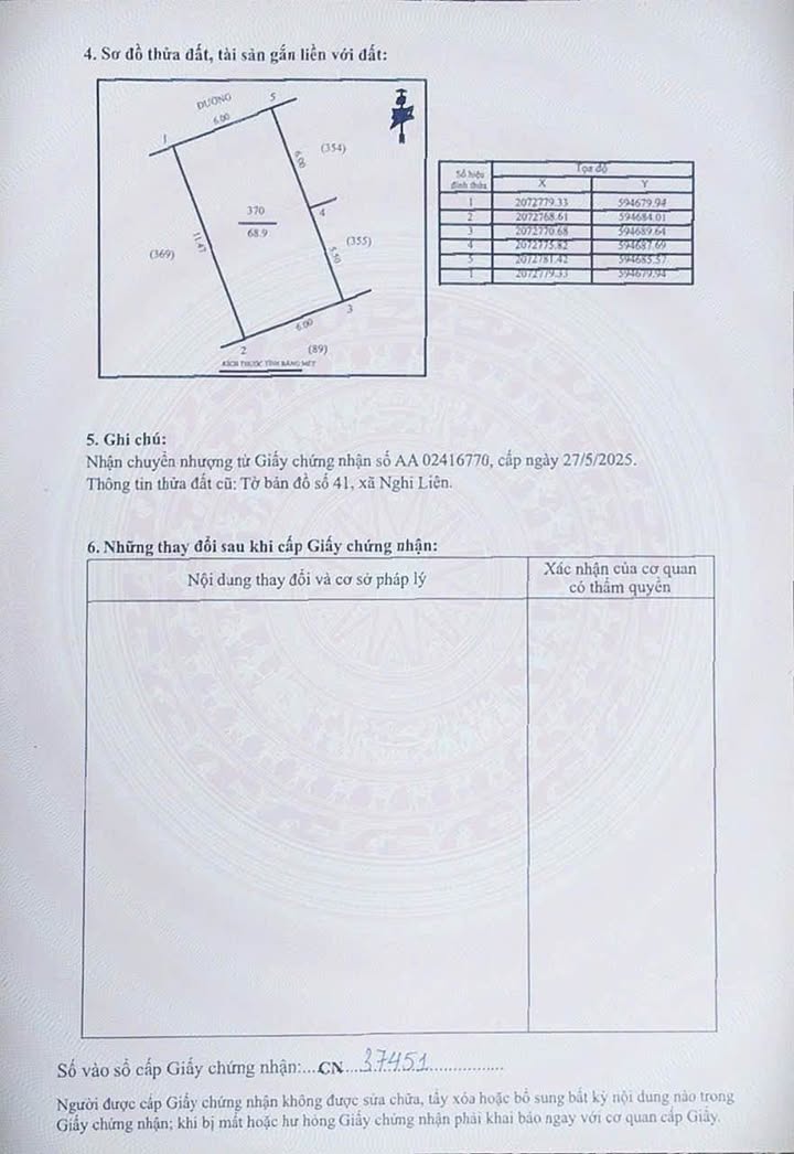 Đất Nền Nghi Liên, Vinh 68.9m² - Sổ Đỏ Chính Chủ, Giá Đầu Tư