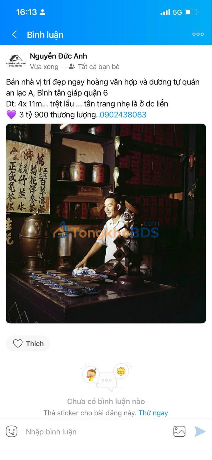 Nhà 44m² Hoàng Văn Hợp, Bình Tân - Giá 3.9 Tỷ, Sẵn Ở Ngay