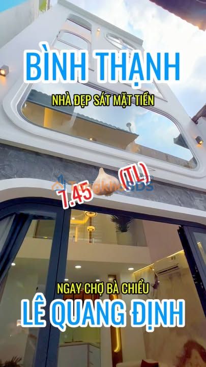 Nhà 4 tầng 31m² Lê Quang Định, Bình Thạnh - Ngay Chợ Bà Chiểu, 7.45 tỷ