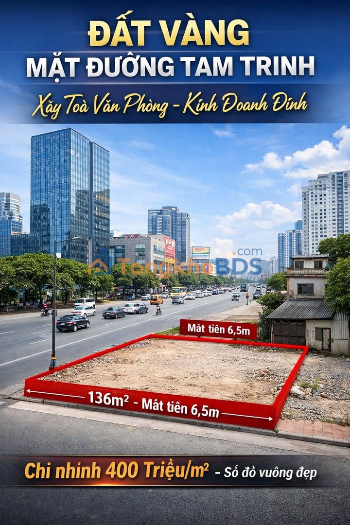Đất Mặt Tiền Tam Trinh 136m² - Kinh Doanh Sầm Uất, Giá Tốt