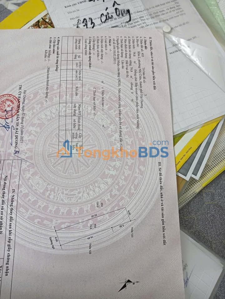 Bán Gấp Đất Nền 80m² Phan Chu Trinh, TP Hải Dương - Giá 1.2 Tỷ