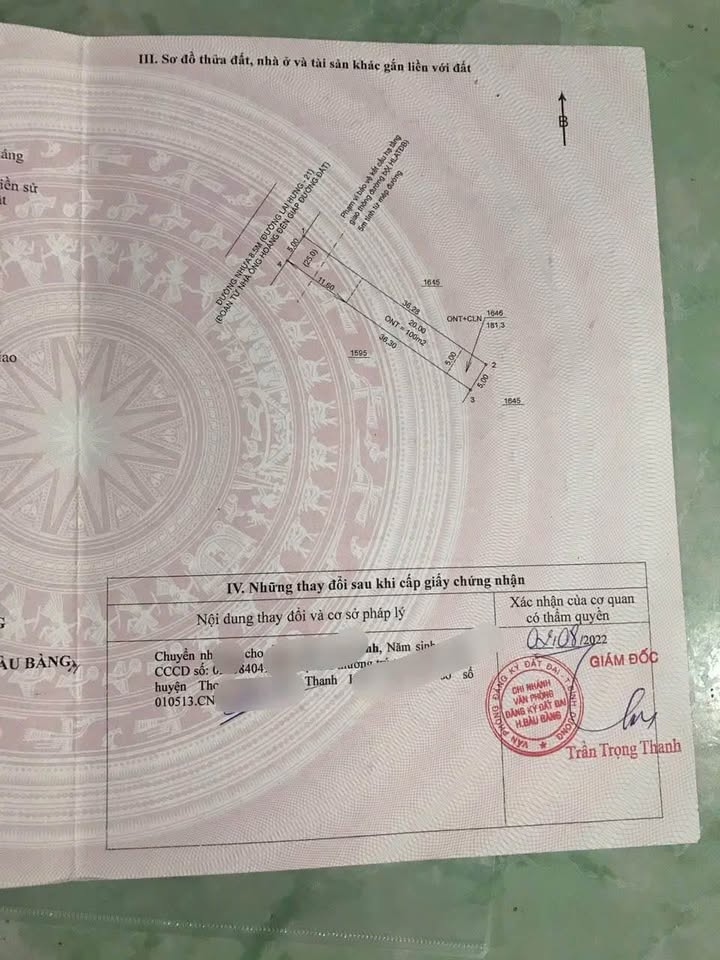 Đất Nền Bàu Bàng 182m² Mặt Tiền Nhựa - Sổ Đỏ Sẵn Sàng