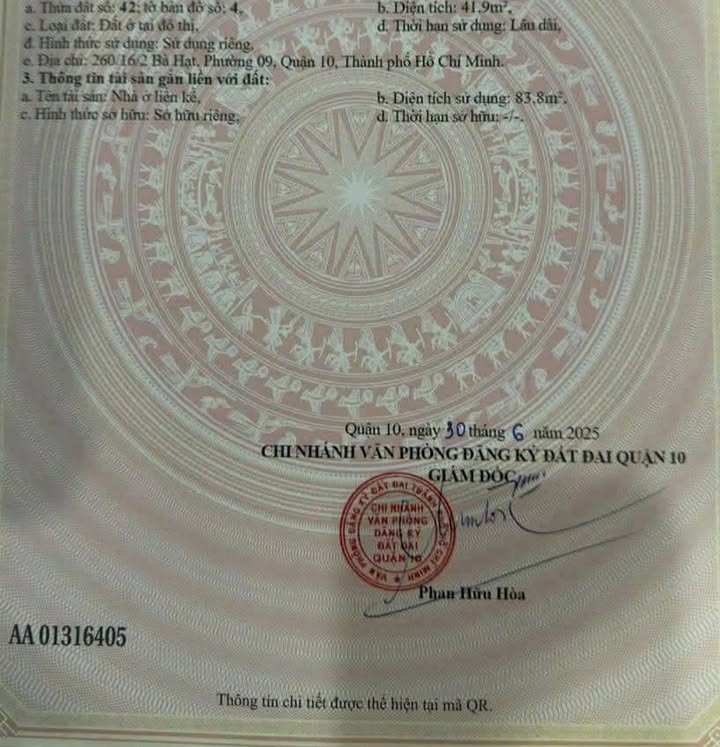 Nhà 3 Tầng Mặt Tiền Bà Hạt, P9, Quận 10 - 42m² Giá 5.18 Tỷ