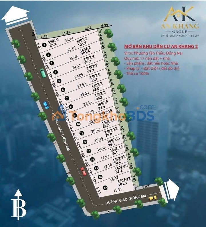 Đất Nền Tân Quý Tây, Bình Chánh 96m² - Sổ Hồng Riêng, Chỉ 380tr Nhận Nền