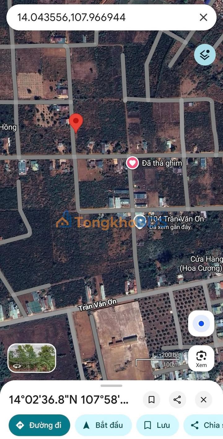 Đất thổ cư 162m² hẻm Trần Văn Ơn, Quy Nhơn - Sẵn sổ hồng