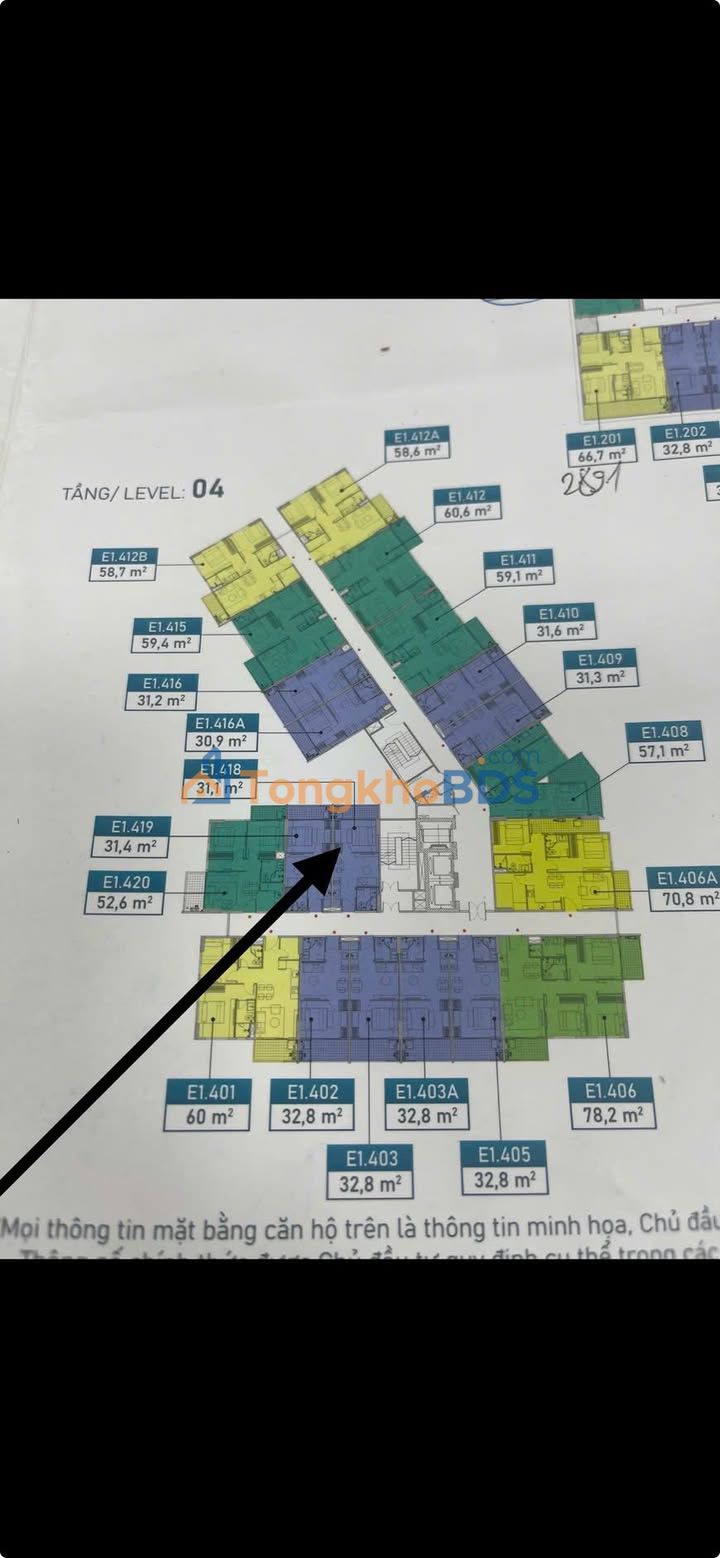 Bán Căn Hộ 1PN Eco Riverside 31m² Tầng Đẹp - Giá 1.3 Tỷ