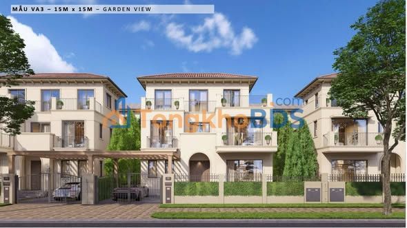 Biệt thự Sol Garden Đồ Sơn - 225m² View Sông, Công Viên - Giá từ 12.3 tỷ