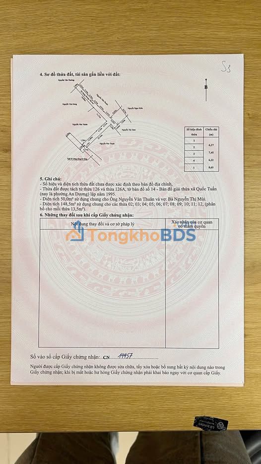 Đất nền 50m² Kiều Thượng, An Lão, Hải Phòng - Ngõ ô tô, Sẵn sổ