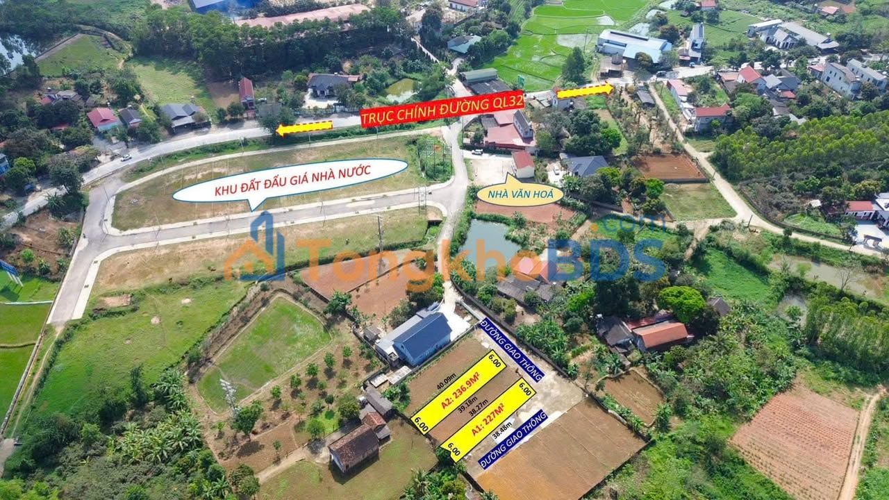 Đất Nền Tam Nông Phú Thọ - Lô Góc 2 Mặt Tiền 227m² Giá Đầu Tư Chỉ 6xx Triệu