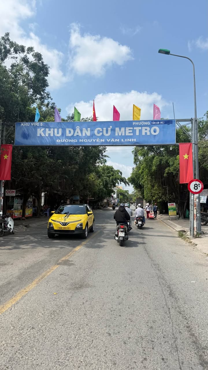 Bán nền 107m² MT 12m Khu Dân Cư Metro Cần Thơ - Có Sẵn 6 Phòng Trọ Thu Nhập 10 Triệu/Tháng