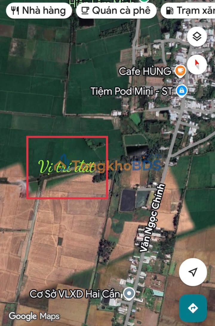 Bán Gấp 10 Công Đất Lúa Mặt Tiền Văn Ngọc Chính, Sóc Trăng - Giá Đầu Tư 3 Tỷ