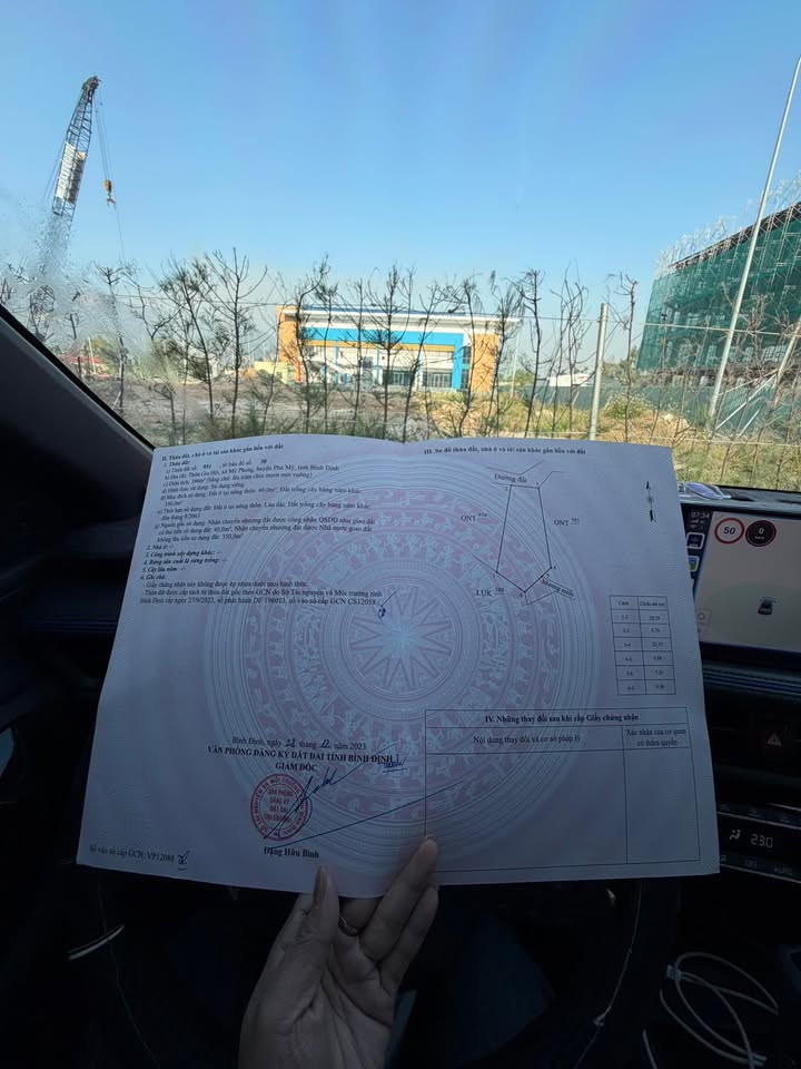 Đất Nền Mỹ Phong - Phù Mỹ 399m² Giá 185 Triệu - Sổ Đỏ Rõ Ràng