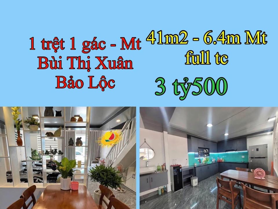 Nhà Mặt Tiền Bùi Thị Xuân Bảo Lộc 41.5m² - Kinh Doanh Sầm Uất